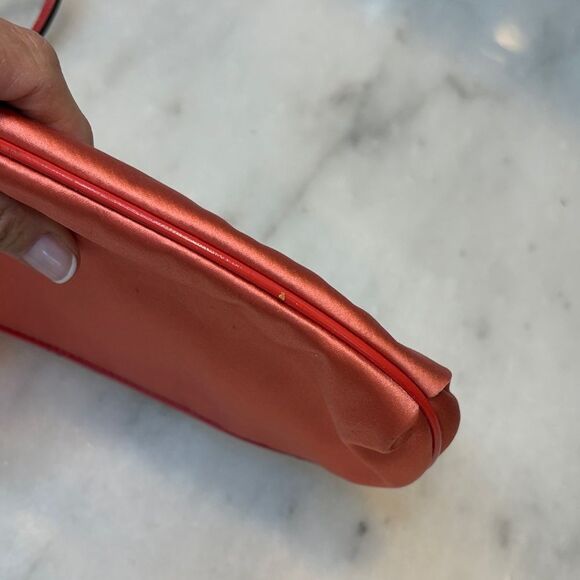 Coach Amanda Sateen Horse & Carriage Large Wristlet Clutch Bag - Picture 9 of 16